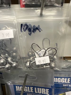 PLF Jig heads 2/o hook 10gm x 6