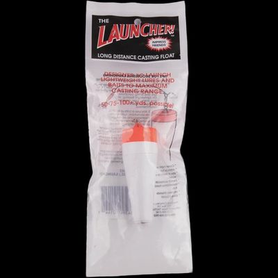 flex coat - weighted casting float - pink/white 5" 1oz