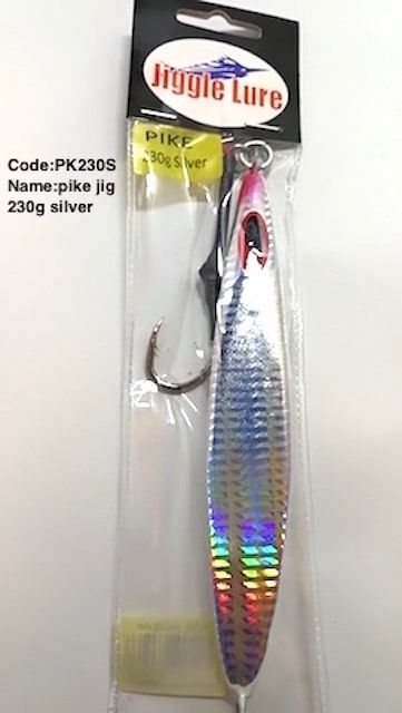 Pike jig 230g - Silver