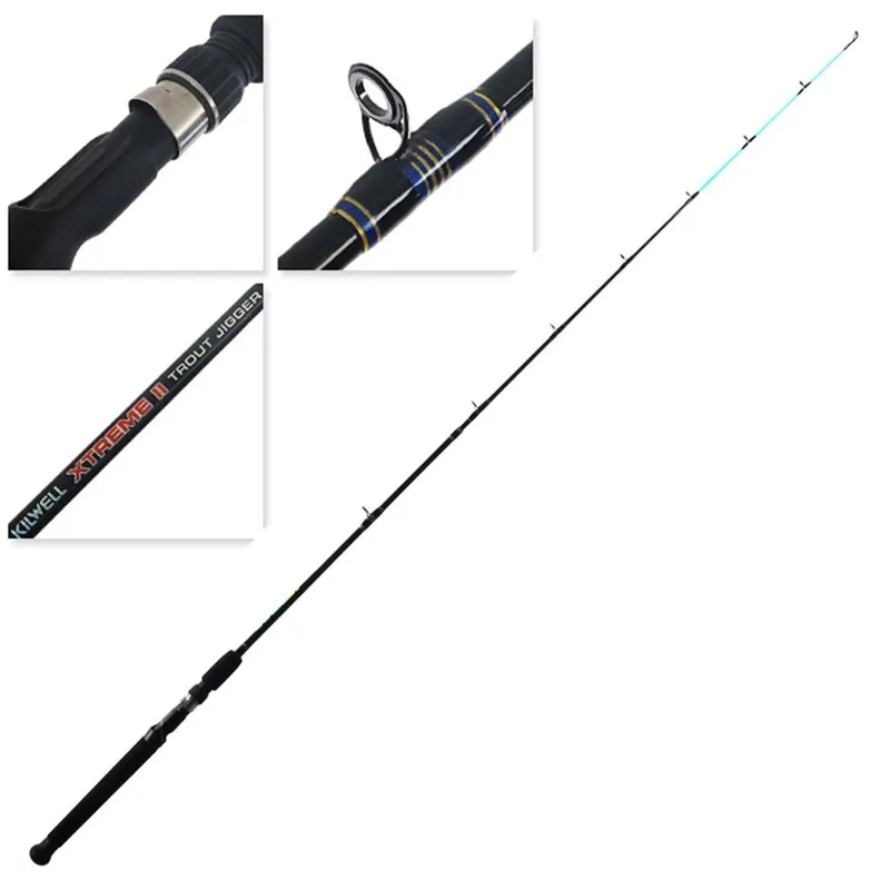 kilwell xtreme 5ft6, 2pce. 2-4kg baitcasting rod