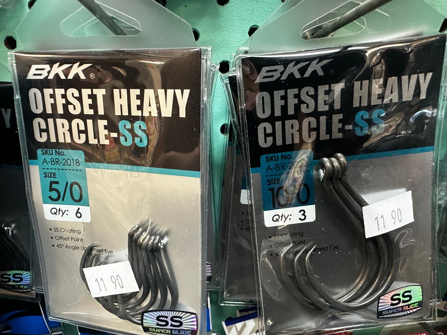 BKK offset heavy circle hooks 10/O x 3