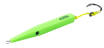 GT Icecream longcast plug - skinny needle nose 3oz flouro green