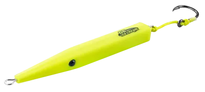 GT Icecream longcast plug - skinny needle nose 2oz flouro yellow
