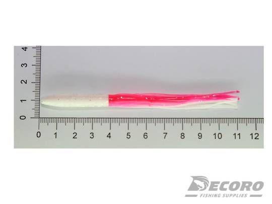 Needlefish lumo skirt pink/white 110mm - 10 Pack