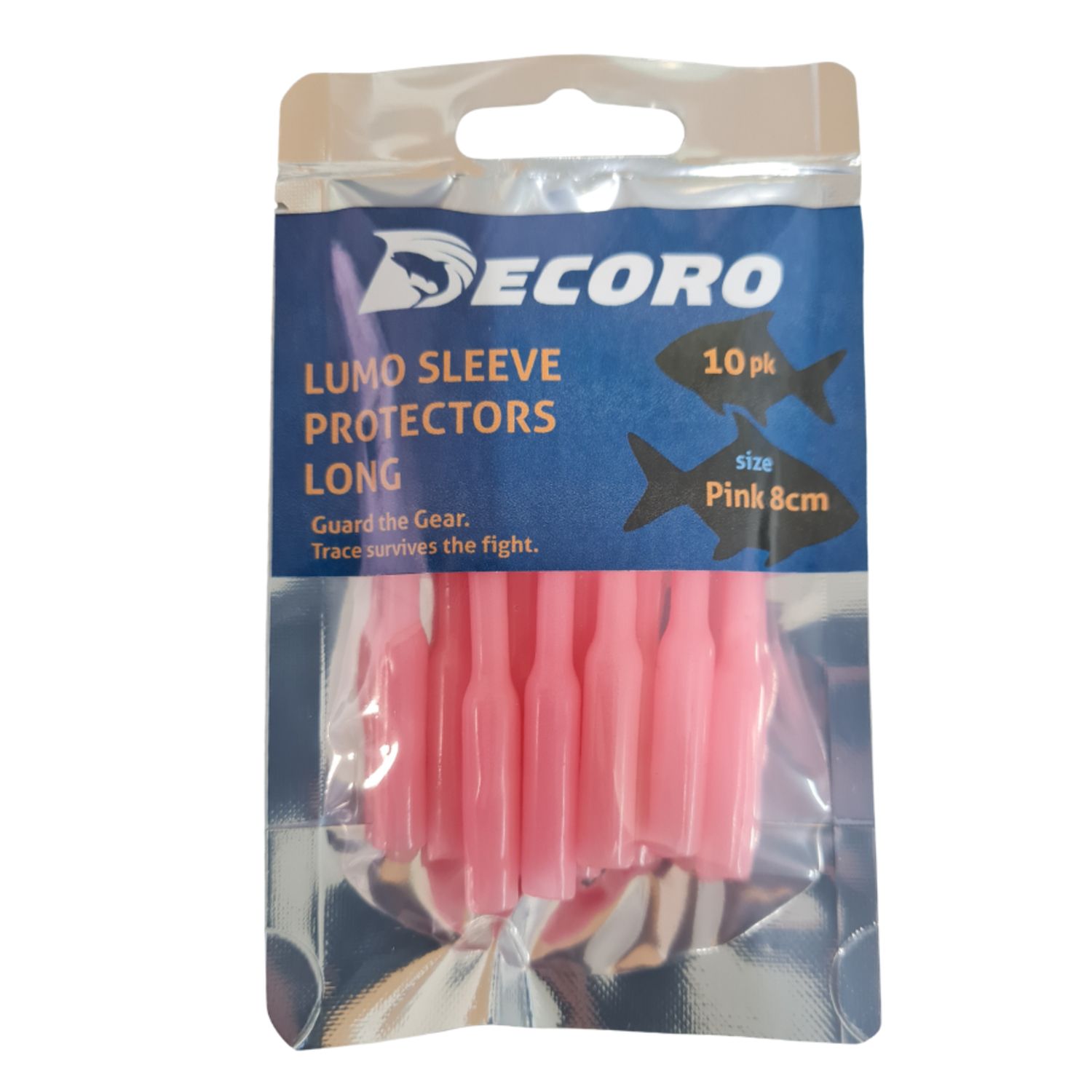 Lumo sleeve protectors 8cm pink long - 10 pack