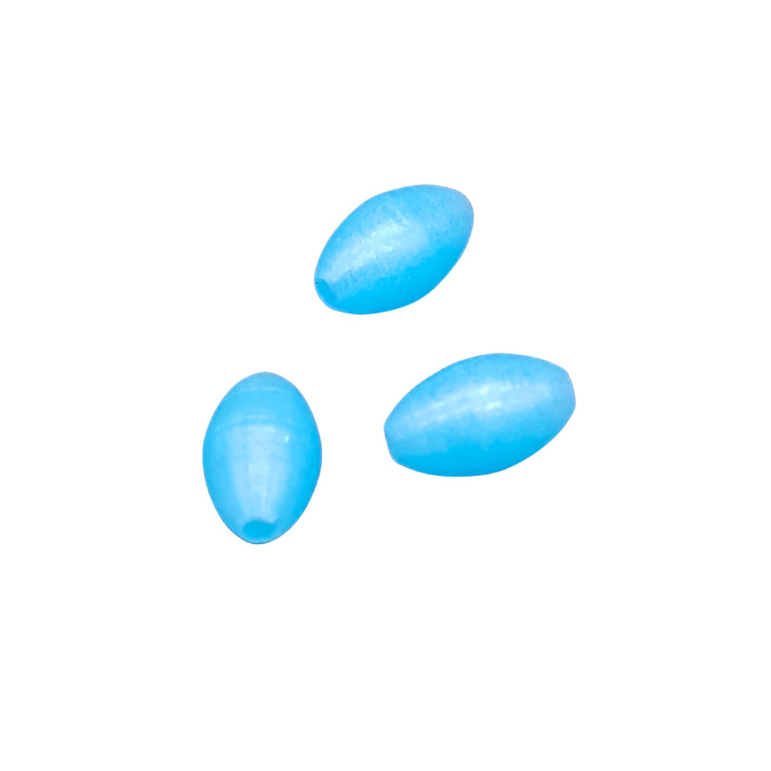 lumo bead 10x17mm blue 50 pack