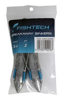 10 x 6oz breakaway sinkers (blue)