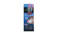 shimano performance flasher rig - 3/o circle x 2 UV pink/lumo - TWIN PACK