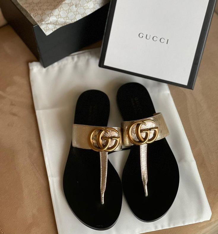 Gucci sandals .