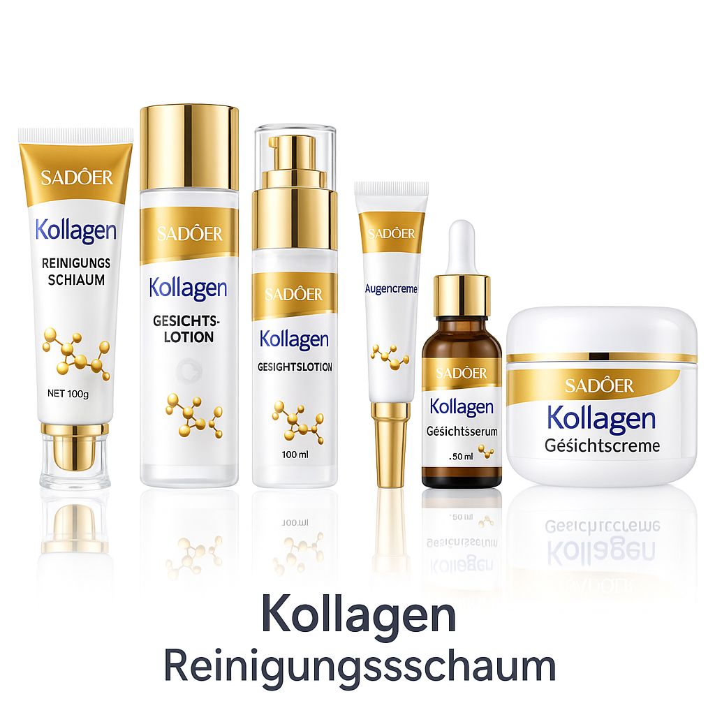Gesichtspflege-Set mit Kollagen 6-in-1 – Beige