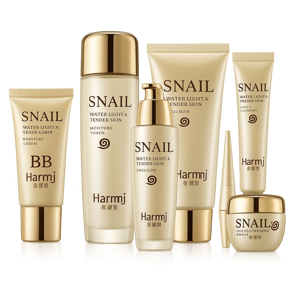 Luxuriöses Hautpflege-Set Hamjy Snail Water Light &amp; Tender Skin