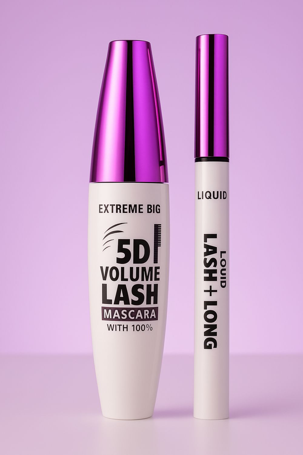 5D Volumen Mascara &amp; Eyeliner — Wasserfest, Smudge proof und Langanhaltend