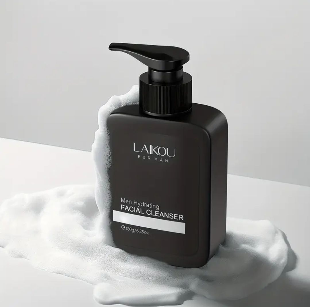 Männer Hautpflege &amp; Gesichtspflege Set – 4-teilig | Feuchtigkeit, Reinigung &amp; Anti-Aging