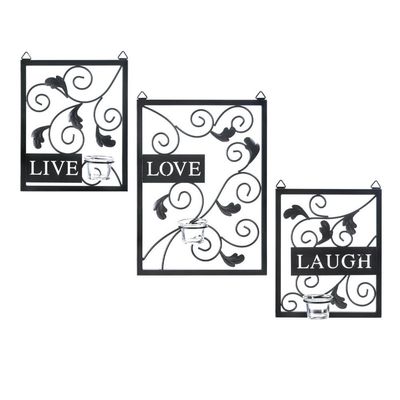 LIVE LOVE LAUGH WALL DECOR