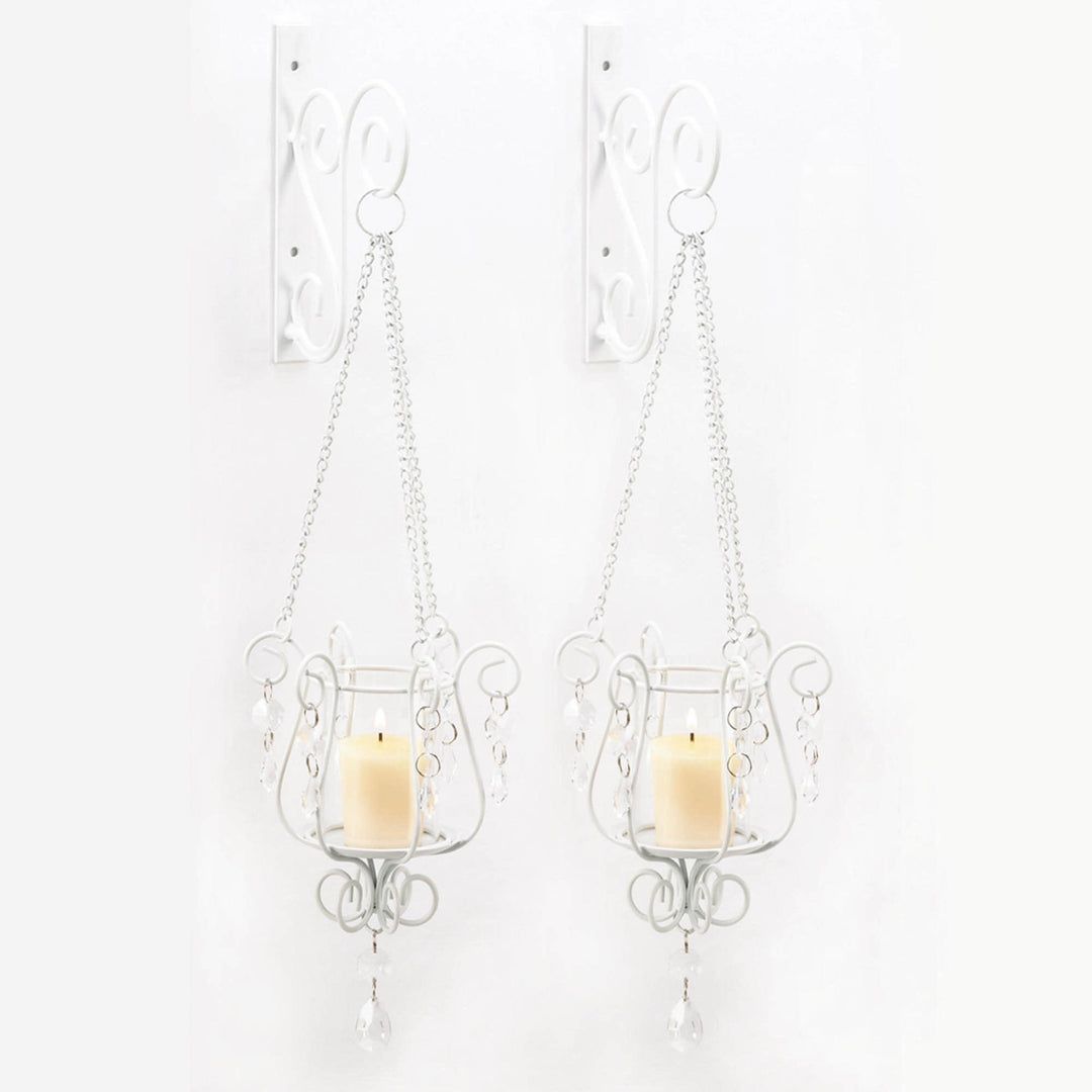 BEDAZZLING PENDANT SCONCE DUO