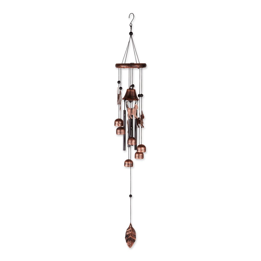 26 BRONZE CATS WIND CHIMES