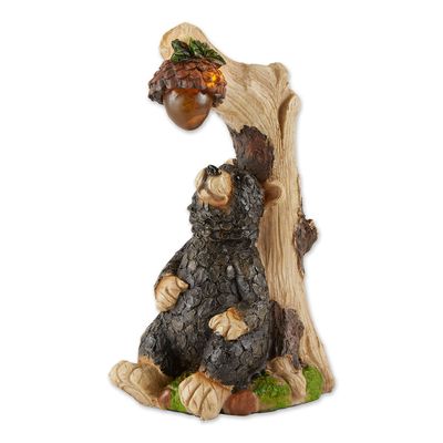 BLACK BEAR SOLAR STATUE