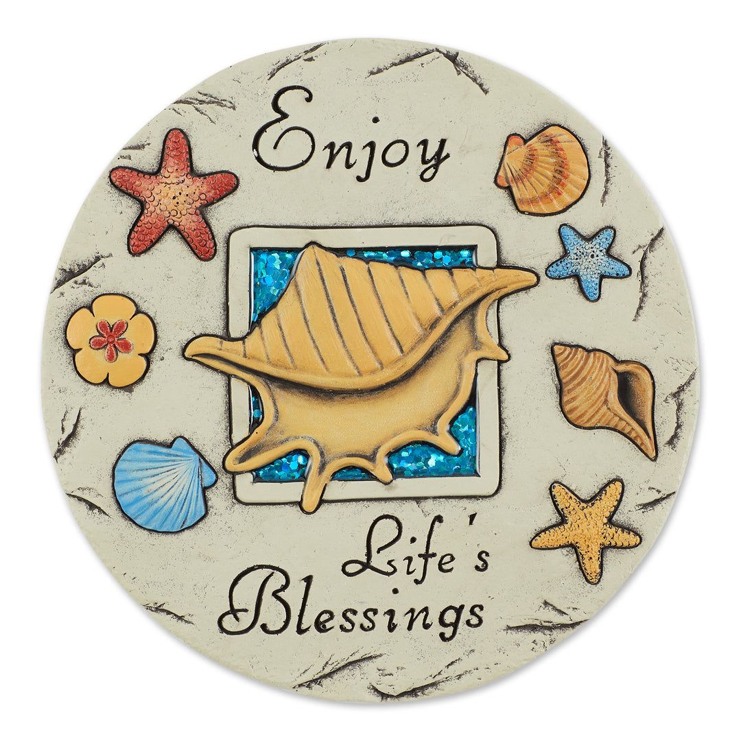 ENJOY LIFE&#39;S BLESSINGS STEPPING STONE