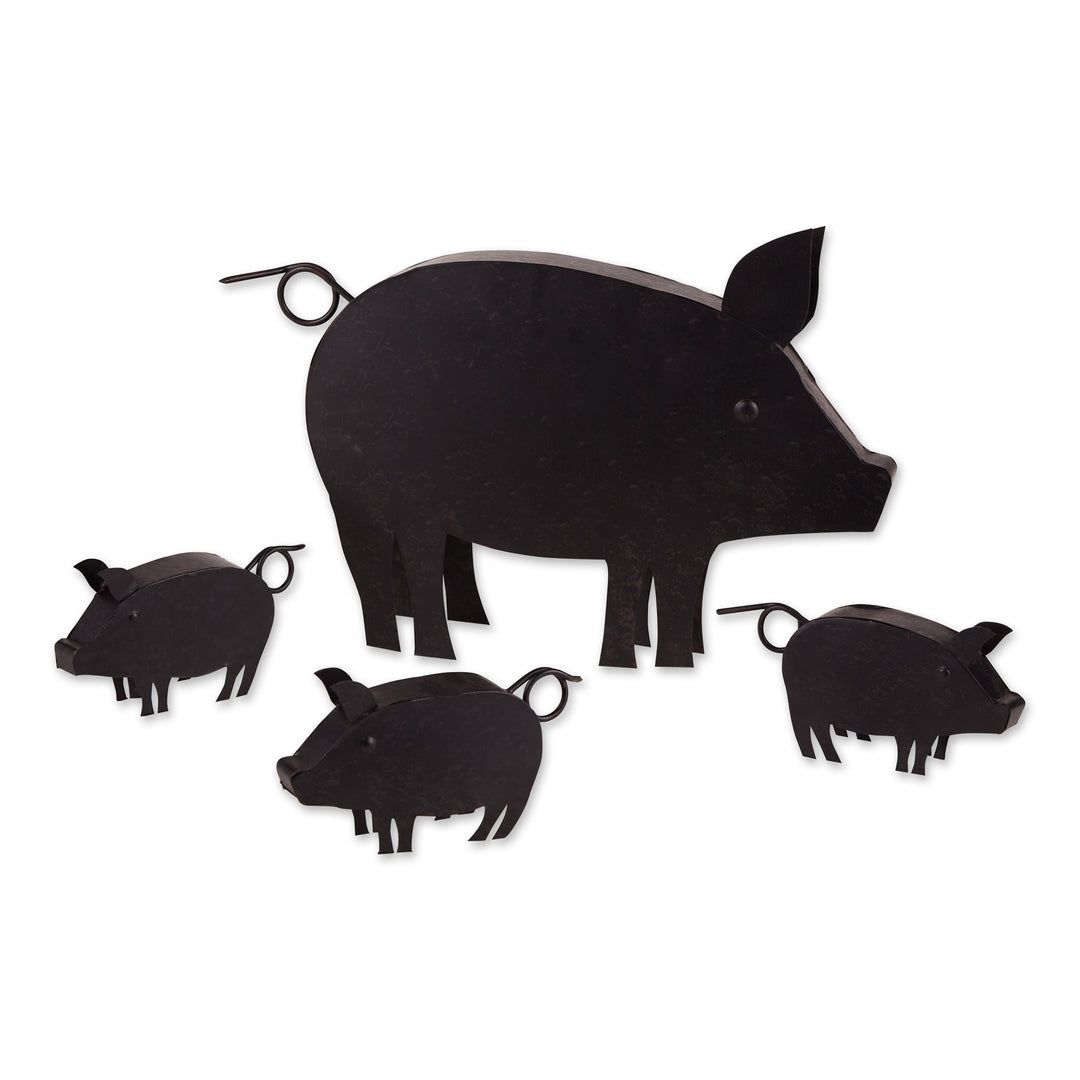 PIG WITH PIGLETS SCULPTURE