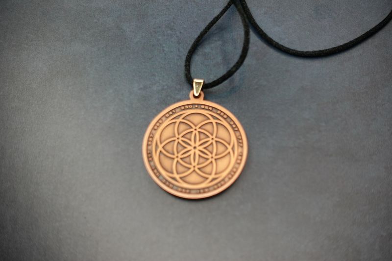 Biofield Resonator Pendant™ Copper Necklace - Large