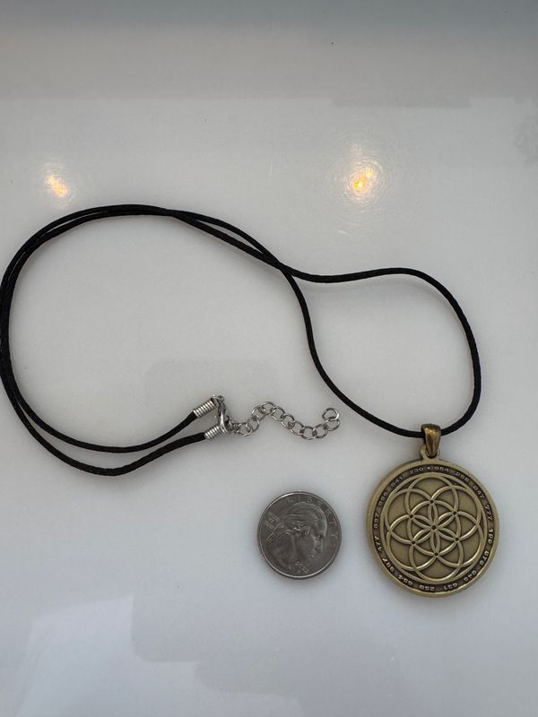 Biofield Resonator Pendant™ Antique Bronze Necklace - Large