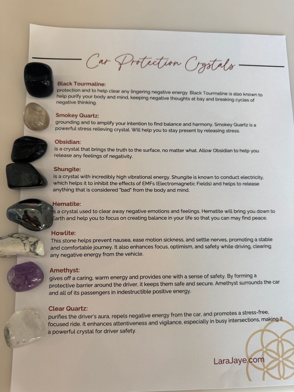 Car Protection Crystal Set