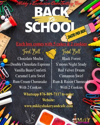 Mikky's Exclusive Cake Tasting Box