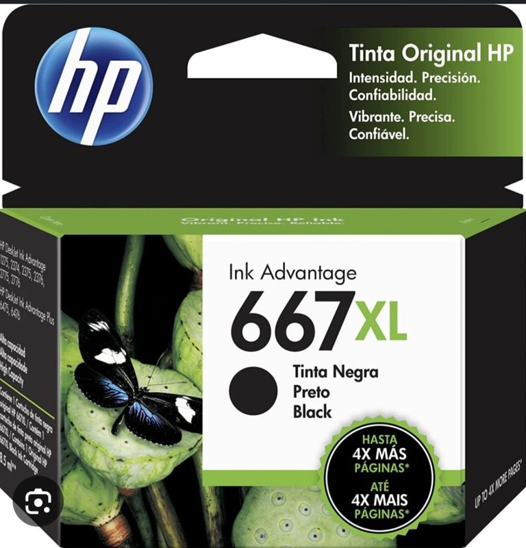 HP 667 XL Black Ink