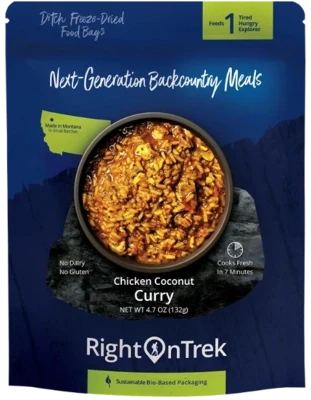 Backpacking Meal - Chicken Coconut Curry