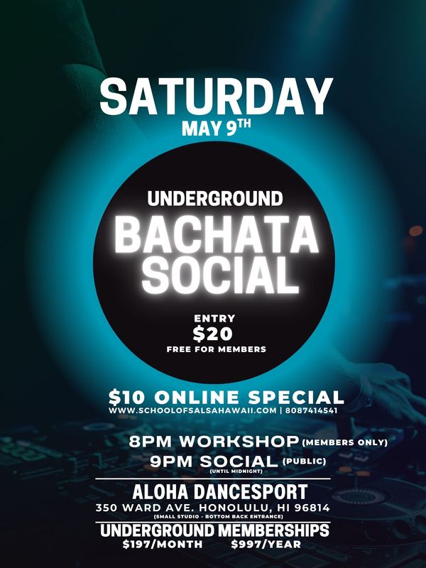 Bachata Underground Social Online Special