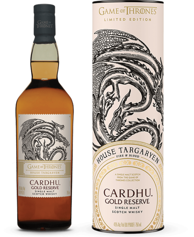 Game of Thrones - Cardhu - Gold Reserve - House Targaryen - 40% - Langere levertijd
