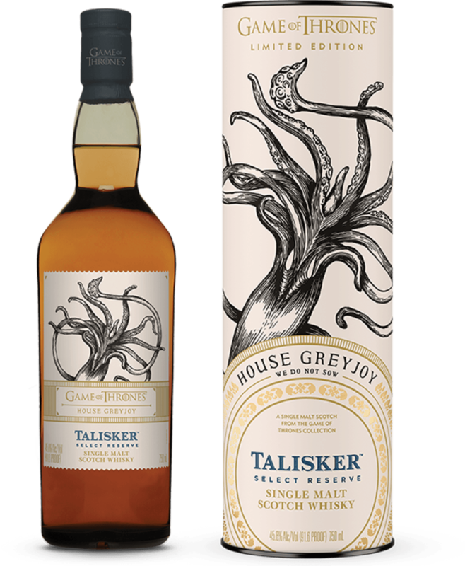 Game of Thrones Talisker - Select Reserve - House Greyjoy - 45.8% - Langere levertijd.