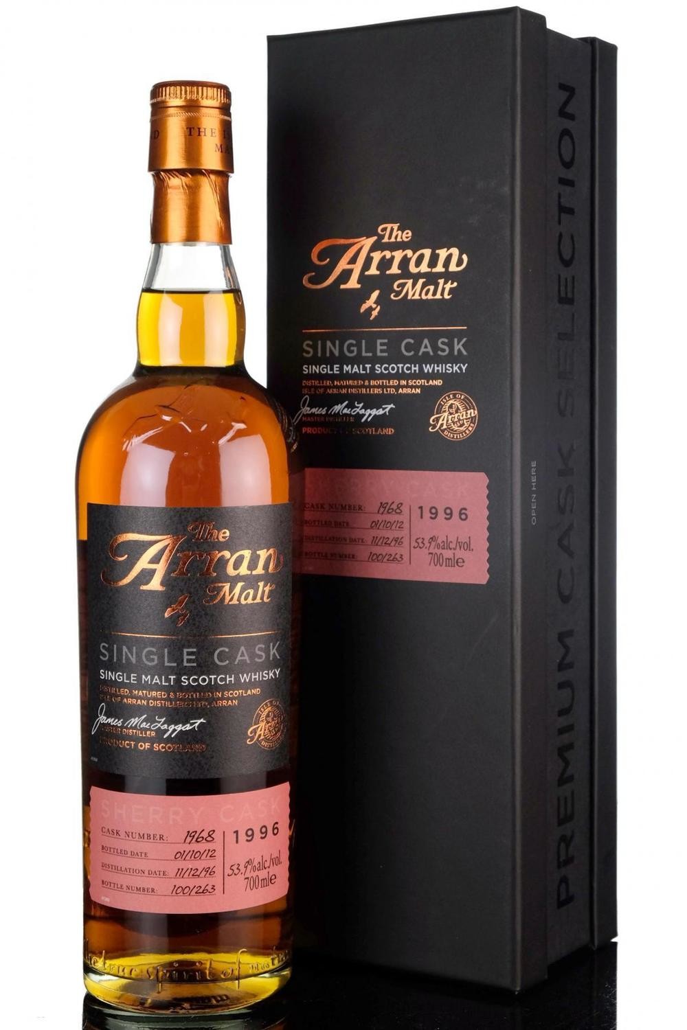 Arran Single Cask 1998 - 15 years - 54.2%