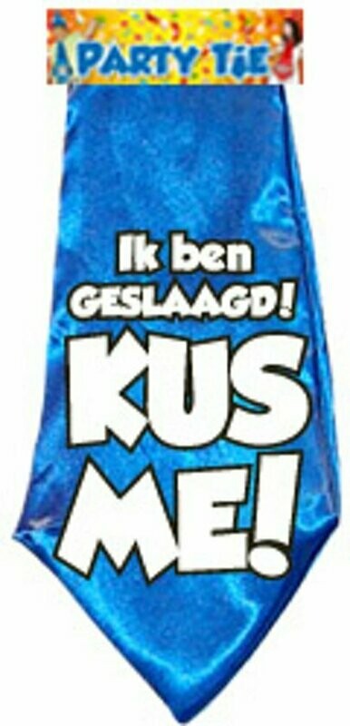 Stropdas "Ik ben geslaagd kus me"