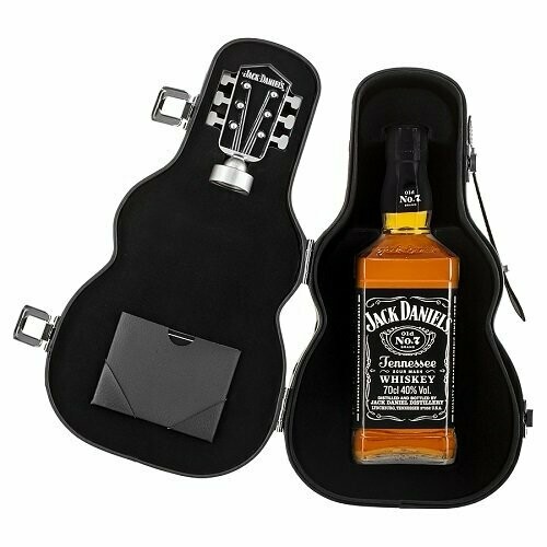 Jack Daniel's in gitaar verpakking - 40% Jack Daniel's in gitaar verpakking - 40%
