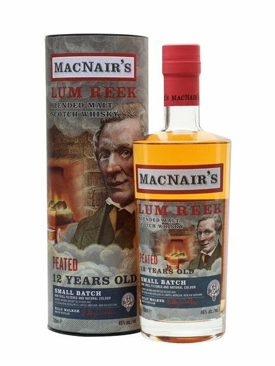 MacNair's 12 years blended peated malt - 46%