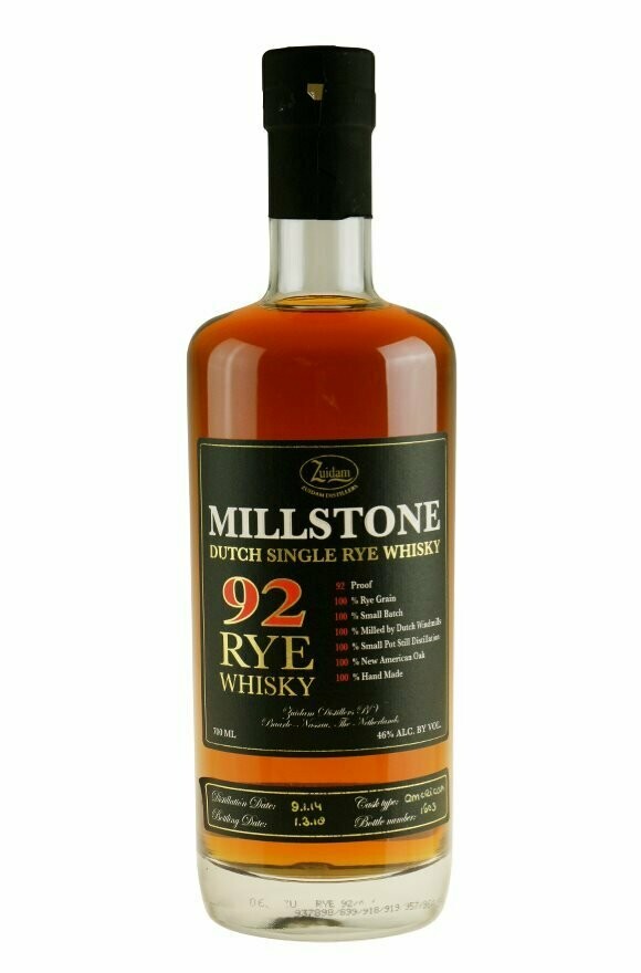 Millstone 92 Rye - rogge whisky - 46%