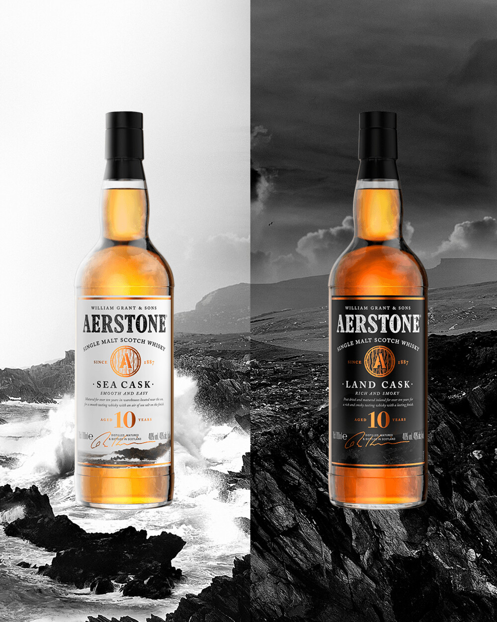 Aerstone Land Cask - 10 years - 40% Aerstone Land Cask - 10 years - 40%