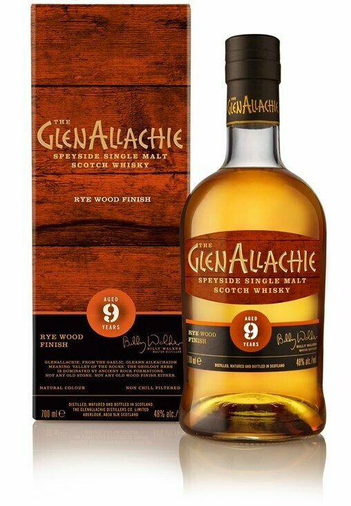 GlenAllachie 9 years Rye wood Finish - 48%