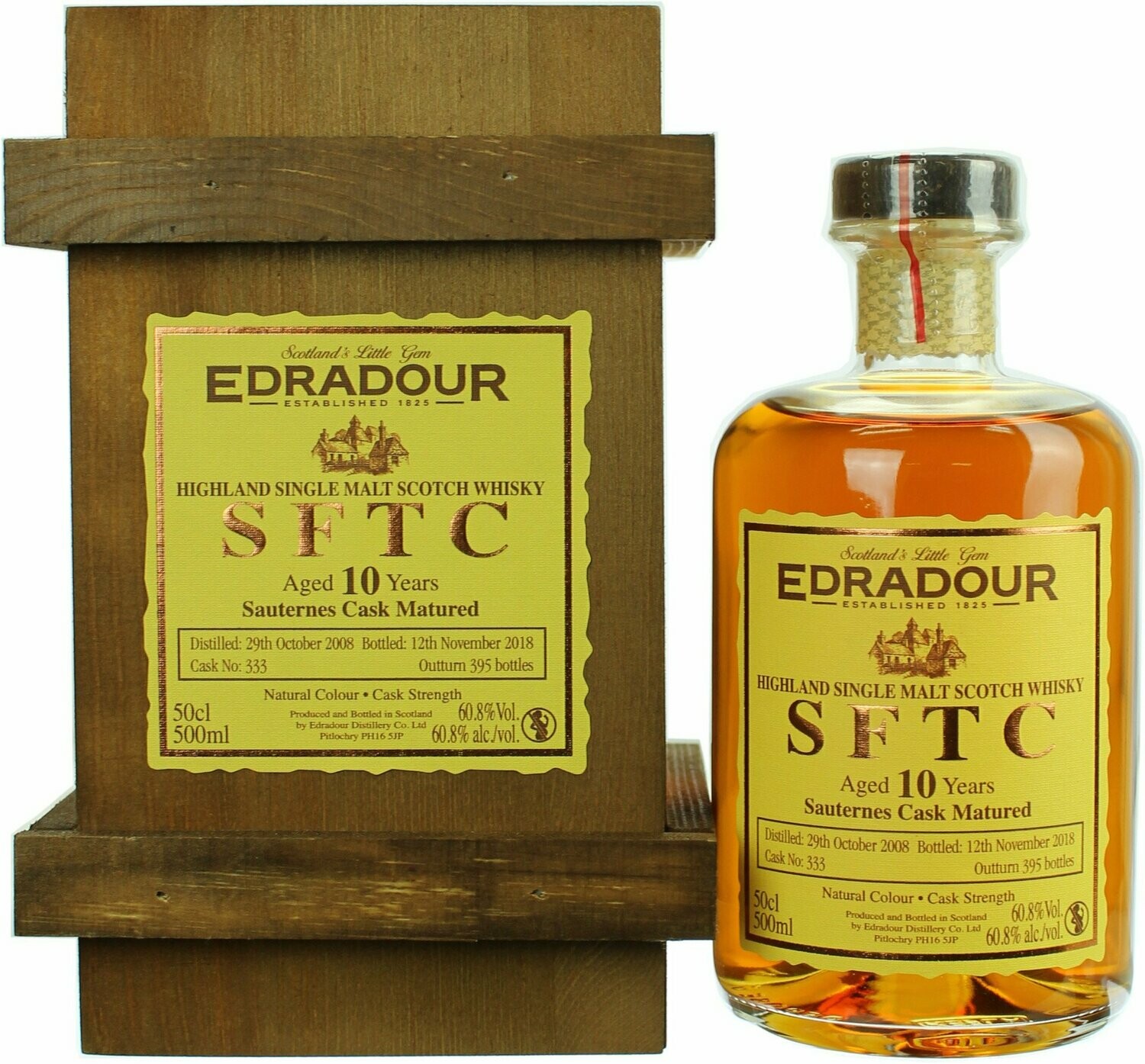 Edradour 10 years - Sauternes cask - 61,3%