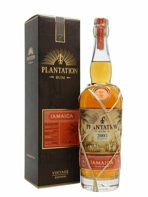 Plantation Jamaica 2005 vintage rum - 45,2%
