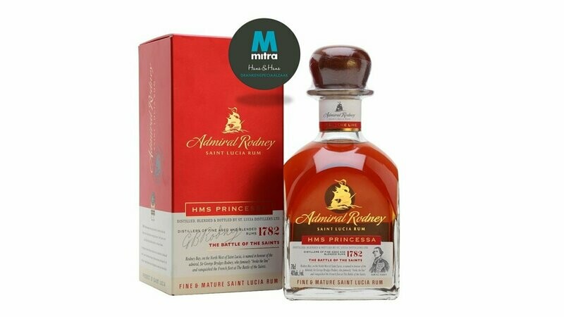 Admiral HMS Rodney Princessa Rum - 40%