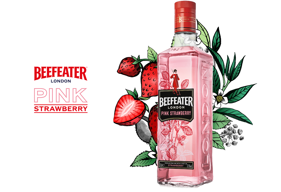 Beefeater Pink Strawberry Gin - 37,5% Beefeater Pink Strawberry Gin - 37,5%