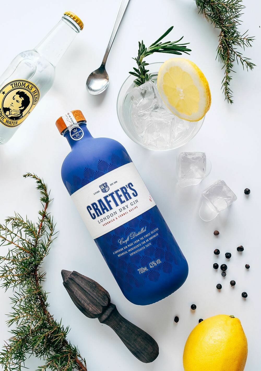 Crafter's Dry Gin - 43% Crafter's Dry Gin - 43%