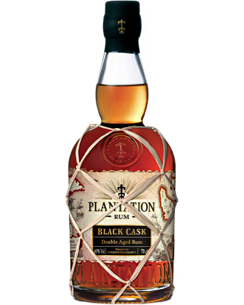 Plantation Black Cask Double Aged Rum - 40%