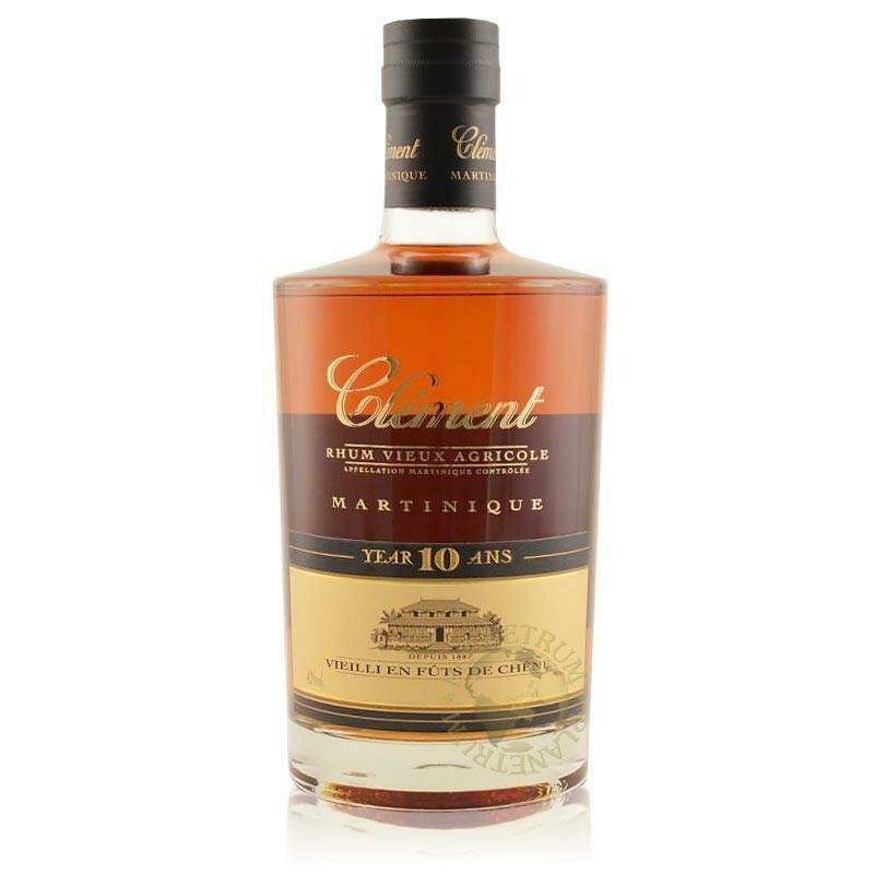 Clément 10 years old Rum - 42%