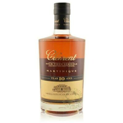 Clément 10 years old Rum - 42%