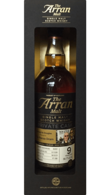Arran Distillery Exclusive Richard and Douglas - The Ranza Dram - 9 years - 56,7%