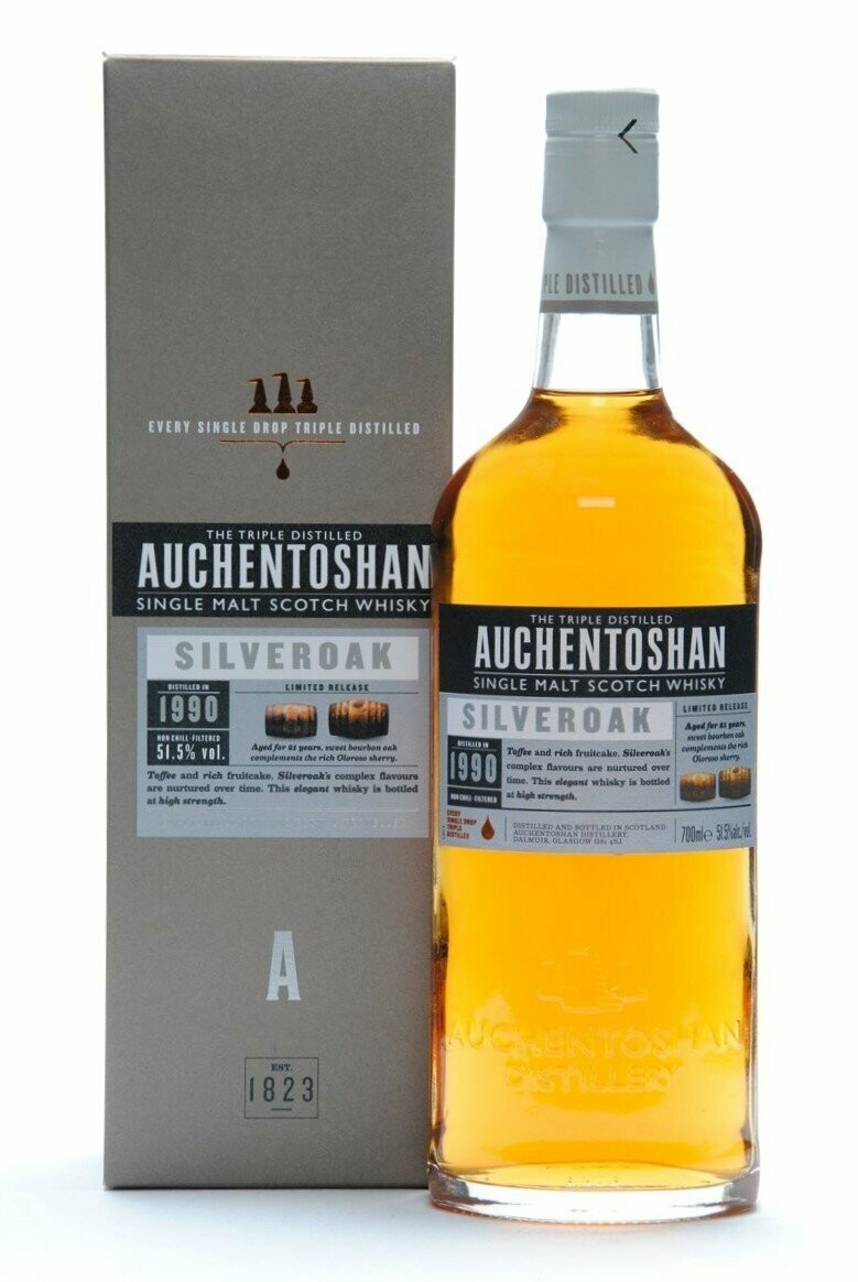 Auchentoshan Silver Oak 21 years - old version from 1990 - 51,5%