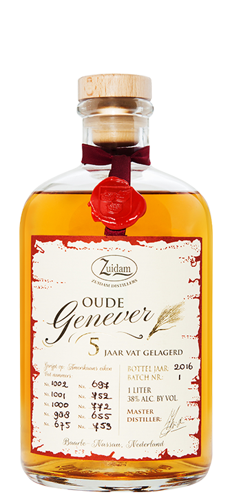Zuidam Oude genever - 5 year - 38%